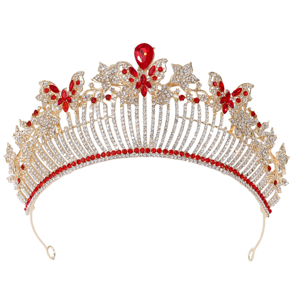 Women'S Hair Accessories Wedding - Legierungs-Lotus-Kronen-Haarschmuck für Bräute, Hochzeitshaaraccessoires, Königinnen-Tiara für