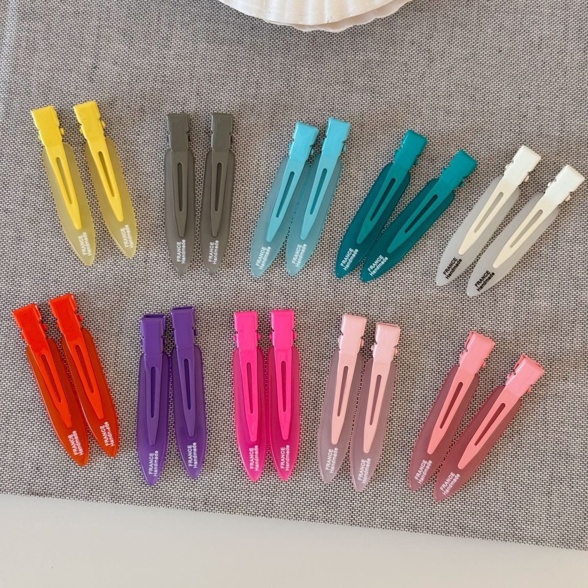 Women Accessories Online - 2 Stück Acetat-Haarspangen für Frauen und