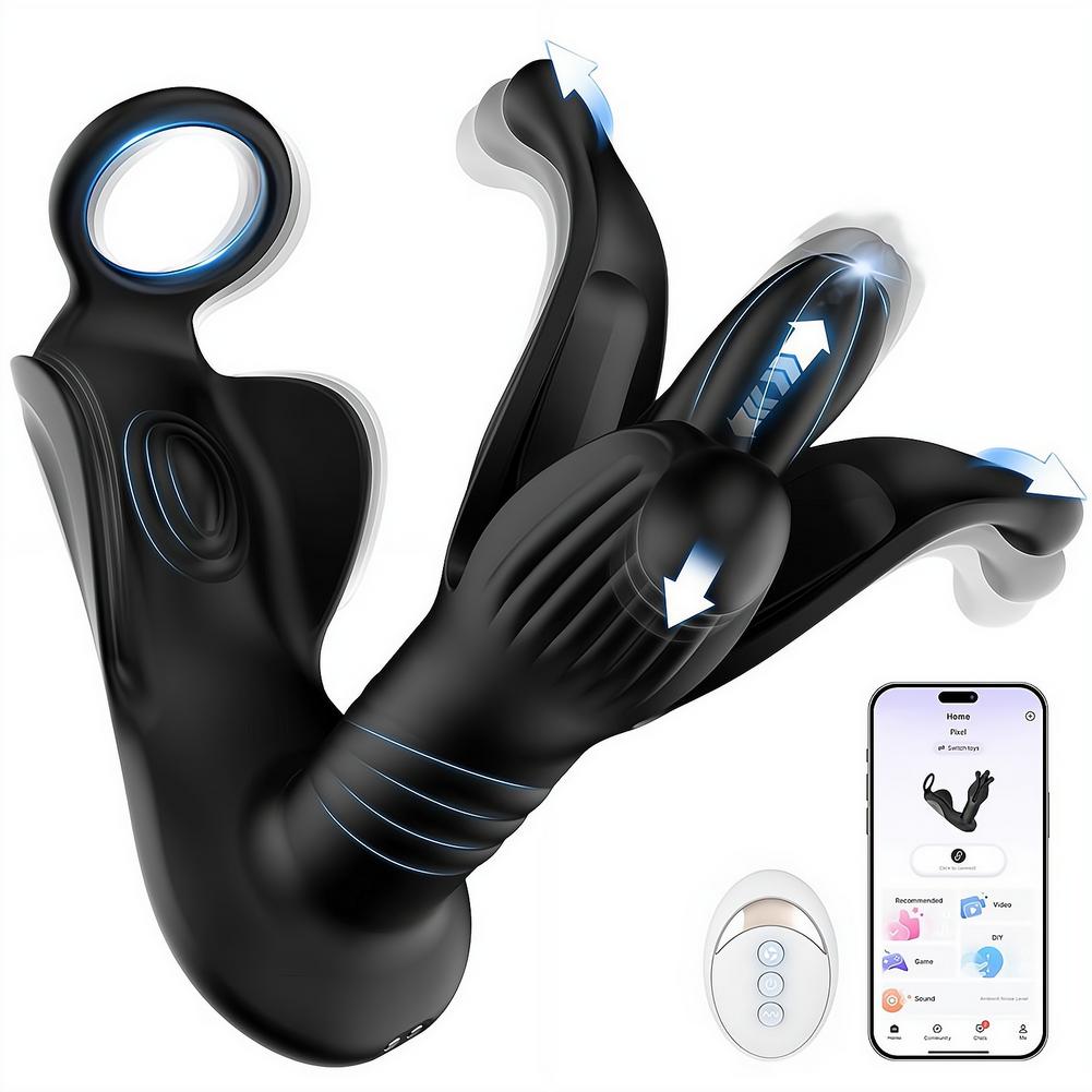 Women Accessories App - Bluetooth Analplug Vibrator Kabellose APP-Fernbedienung Massagegerät
