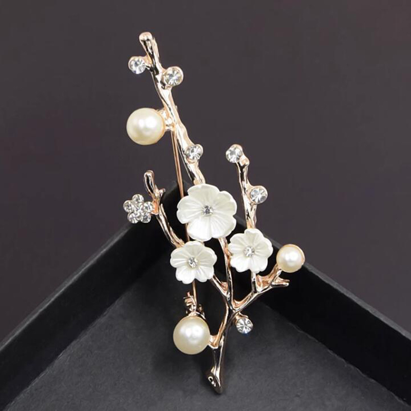 Women Accessories Bouquet - 1 Stück handgefertigte Pflaumenblüten-Broschen für Damen,
