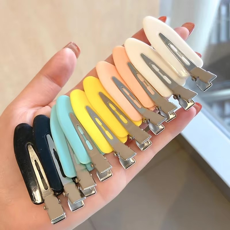 Women Accessories Online - 4/8 Stück knickfreie Basic-Haarspangen für Damen,