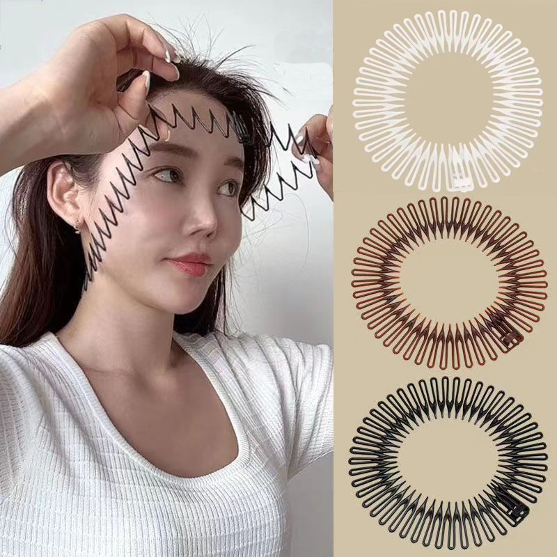 Women Accessories Online - Kunststoff Volle Kreis Stretch Flexible Kamm