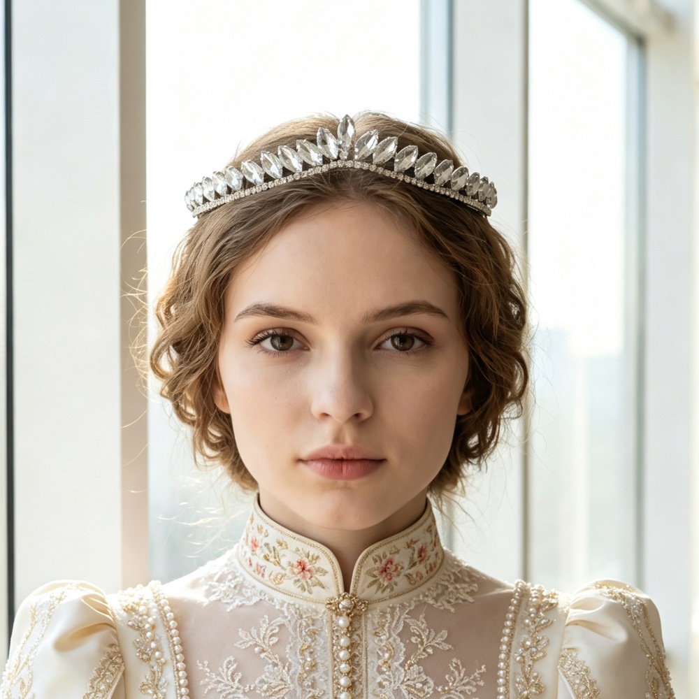 Women'S Hair Accessories Wedding - Minimalistische Kristall-Haartiara für Bräute, Haarband für