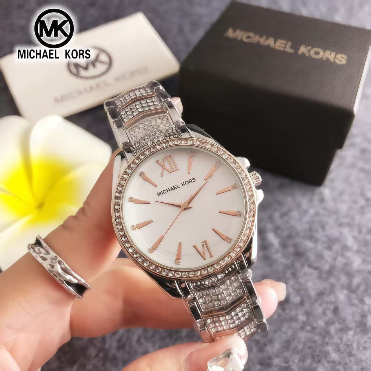 Women'S Accessories Michael Kors - 2026 Michael Kors Mode Damen Business-Uhren-Tasche