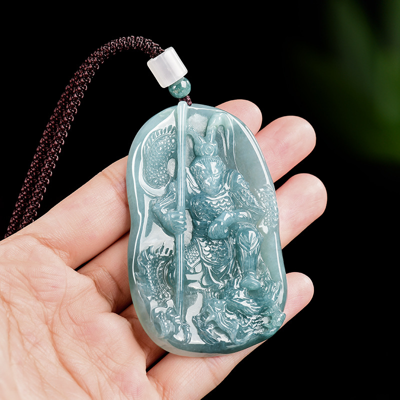 Women'S Vintage Accessories - Burmesische Jade-König-der-Affen-Anhänger-Halskette, Vintage-Luxusgeschenke für Frauen, Modeaccessoires,