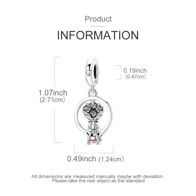 Charm-Perle aus 925er Silber,  – Women Accessories Bouquet Bewertung und Preis