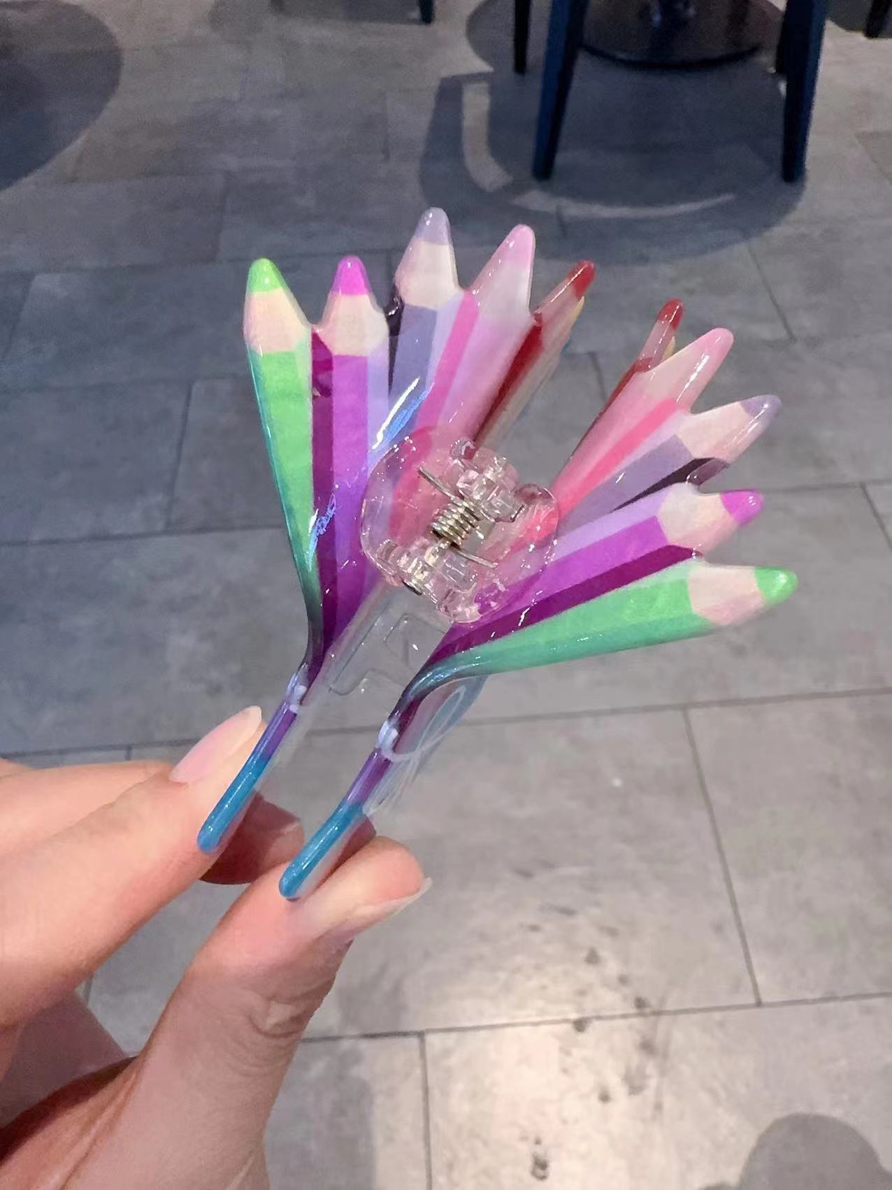 1 bunte Pinsel-Greifklammer, k – Women Accessories Bouquet Bewertung und Preis