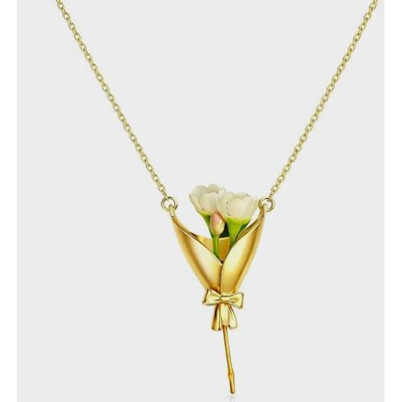 Blumenhalter-Halskette 2026 DI – Women Accessories Bouquet Bewertung und Preis