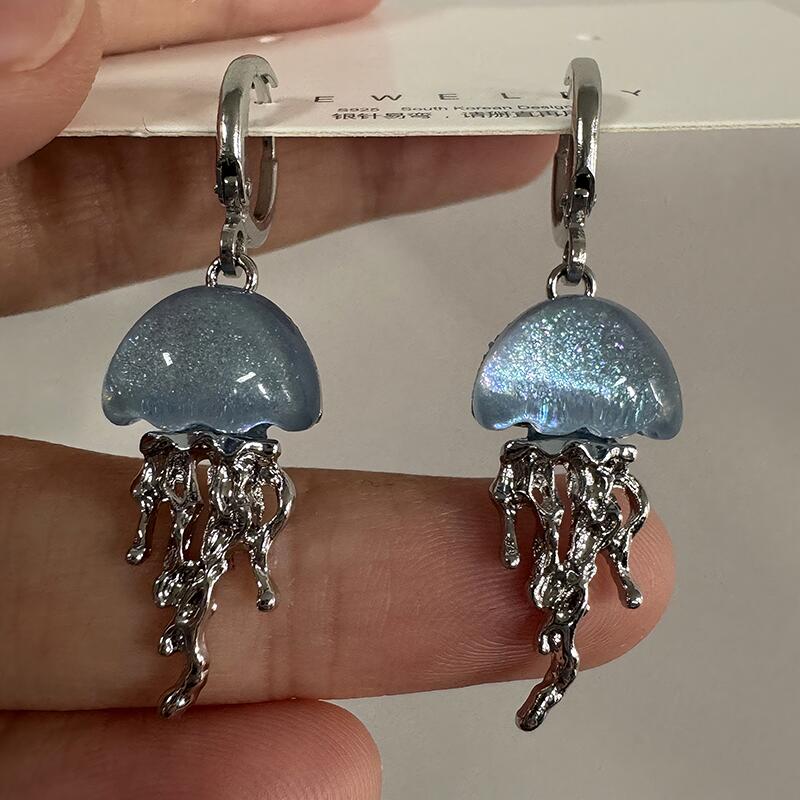 Süße blaue Qualle Ozean Anhäng – Women'S Emo Accessories Bewertung und Preis
