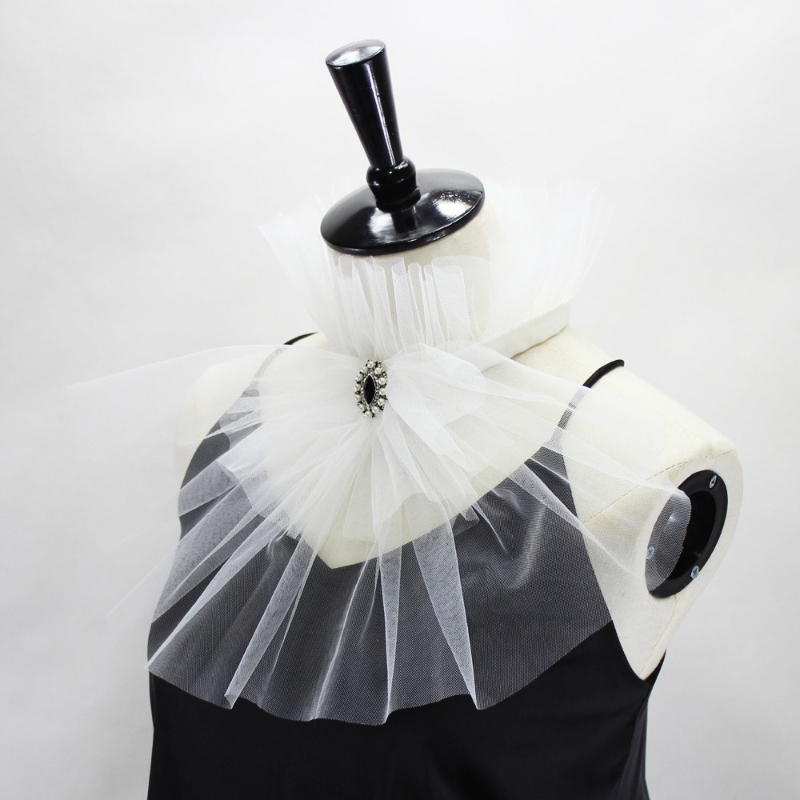 Vintage-Stil, Stehkragen, Tüll – Women'S Vintage Accessories Bewertung und Preis