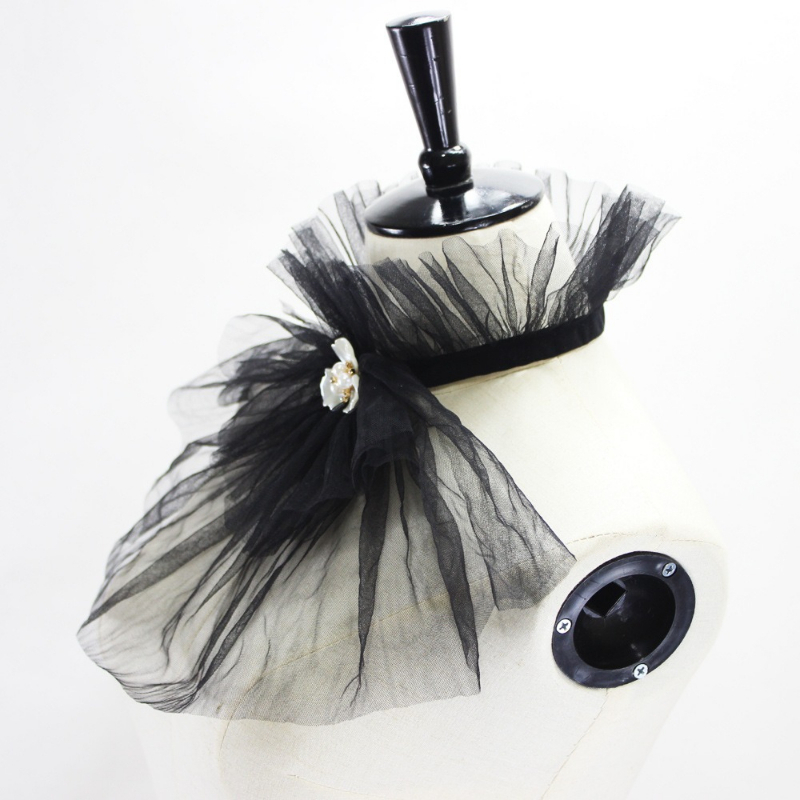Vintage-Stil, Stehkragen, Tüll – Women'S Vintage Accessories Bewertung und Preis