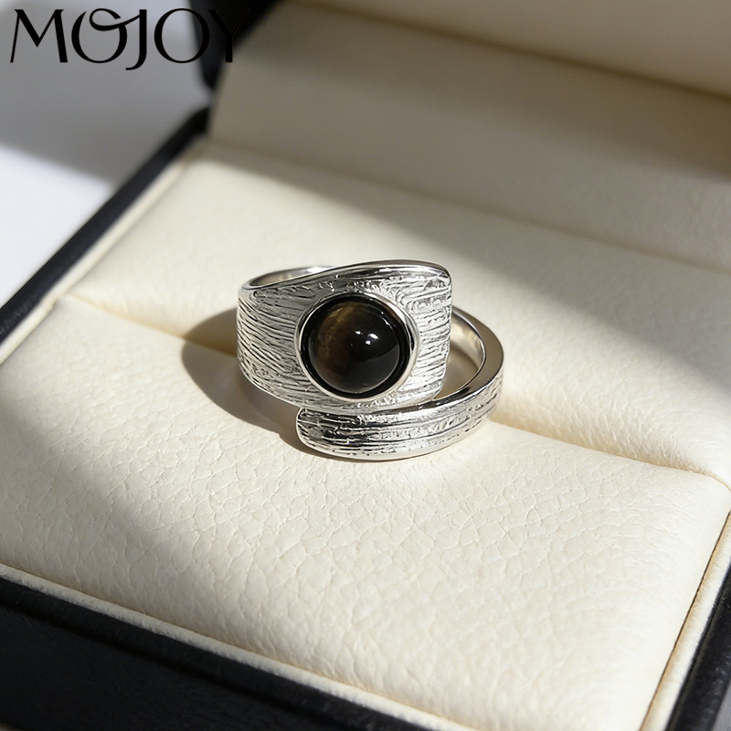 MOJOY Retro-Ring mit bernstein – Women Accessories Drawing Bewertung und Preis