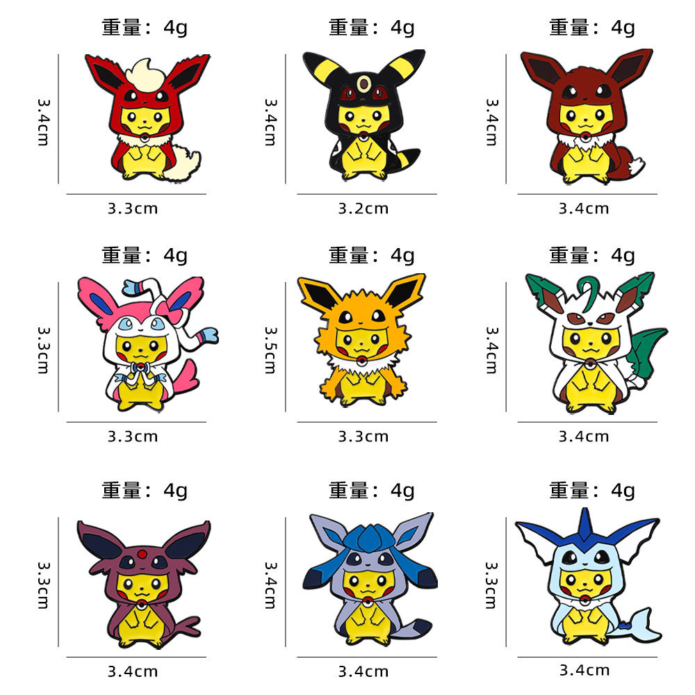 9-teiliges Anime Pokemon Anste – Women'S Accessories Jewelry Sale Bewertung und Preis