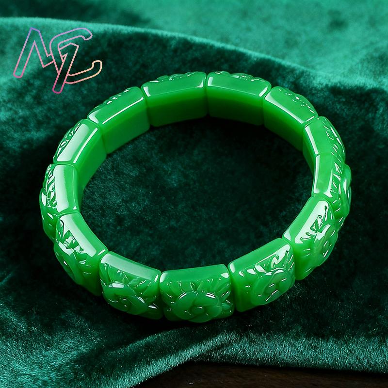 Echtes Jade-Blumen-Armband, Ar – Women'S Vintage Accessories Bewertung und Preis