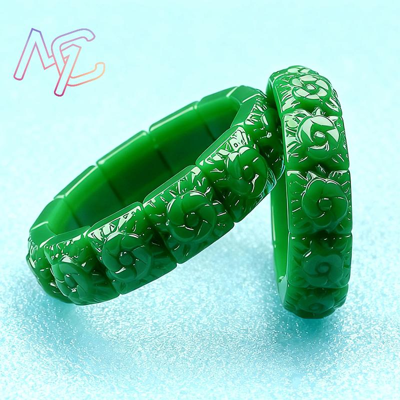 Echtes Jade-Blumen-Armband, Ar – Women'S Vintage Accessories Bewertung und Preis