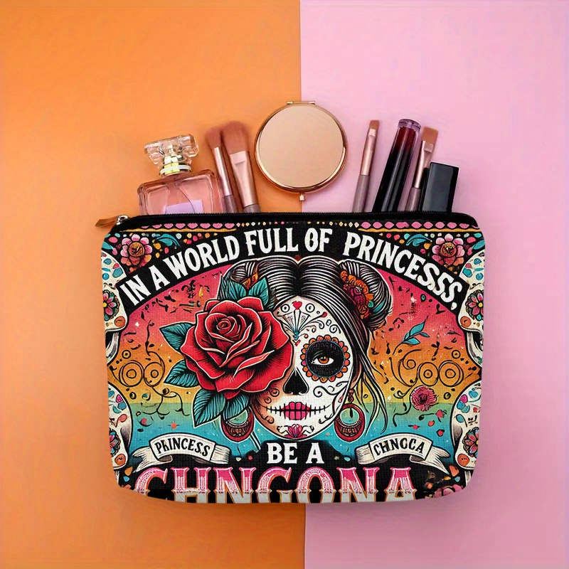Eine Kosmetiktasche mit Blumen – Women Accessories Pouch Bewertung und Preis