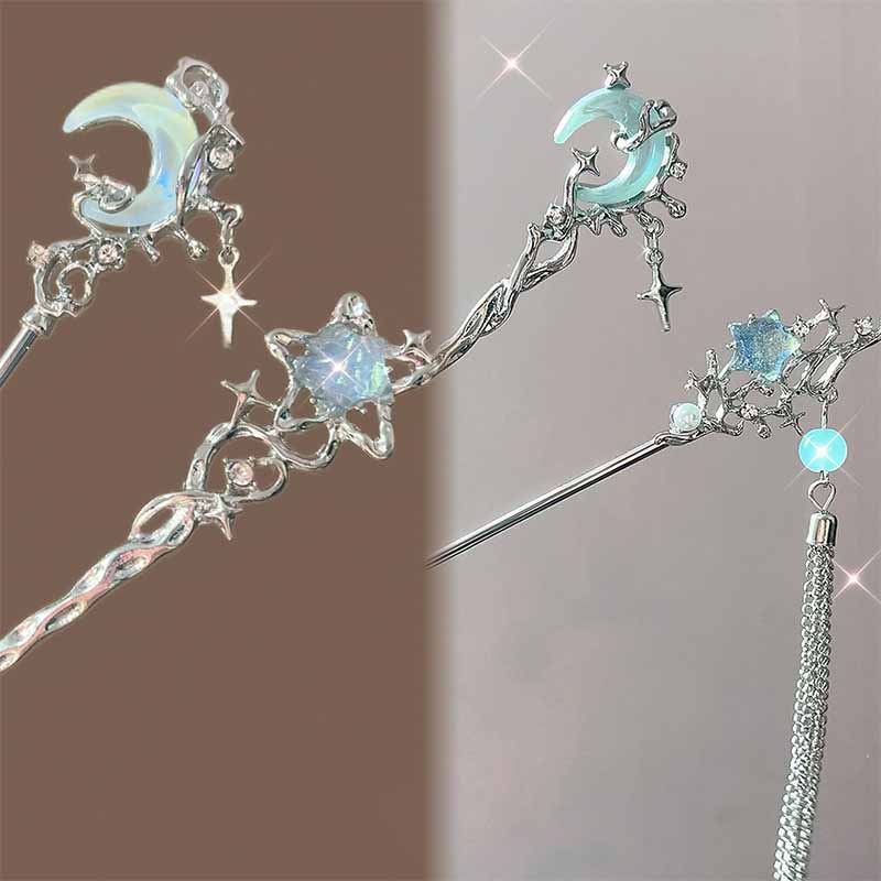 Mondstein Stern Mond Haar Stic – Women Accessories Shop Bewertung und Preis