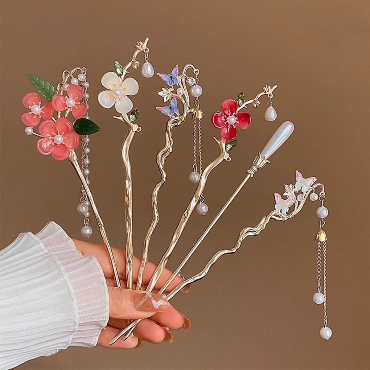 2023 neue Blume Haarnadel Für  – Women Accessories Shop Bewertung und Preis
